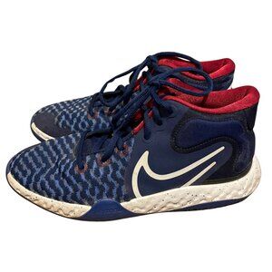 Nike KD Trey 5 VIII (gs) Basketball Shoes Size 6Y Navy/Red/White CT1425-402